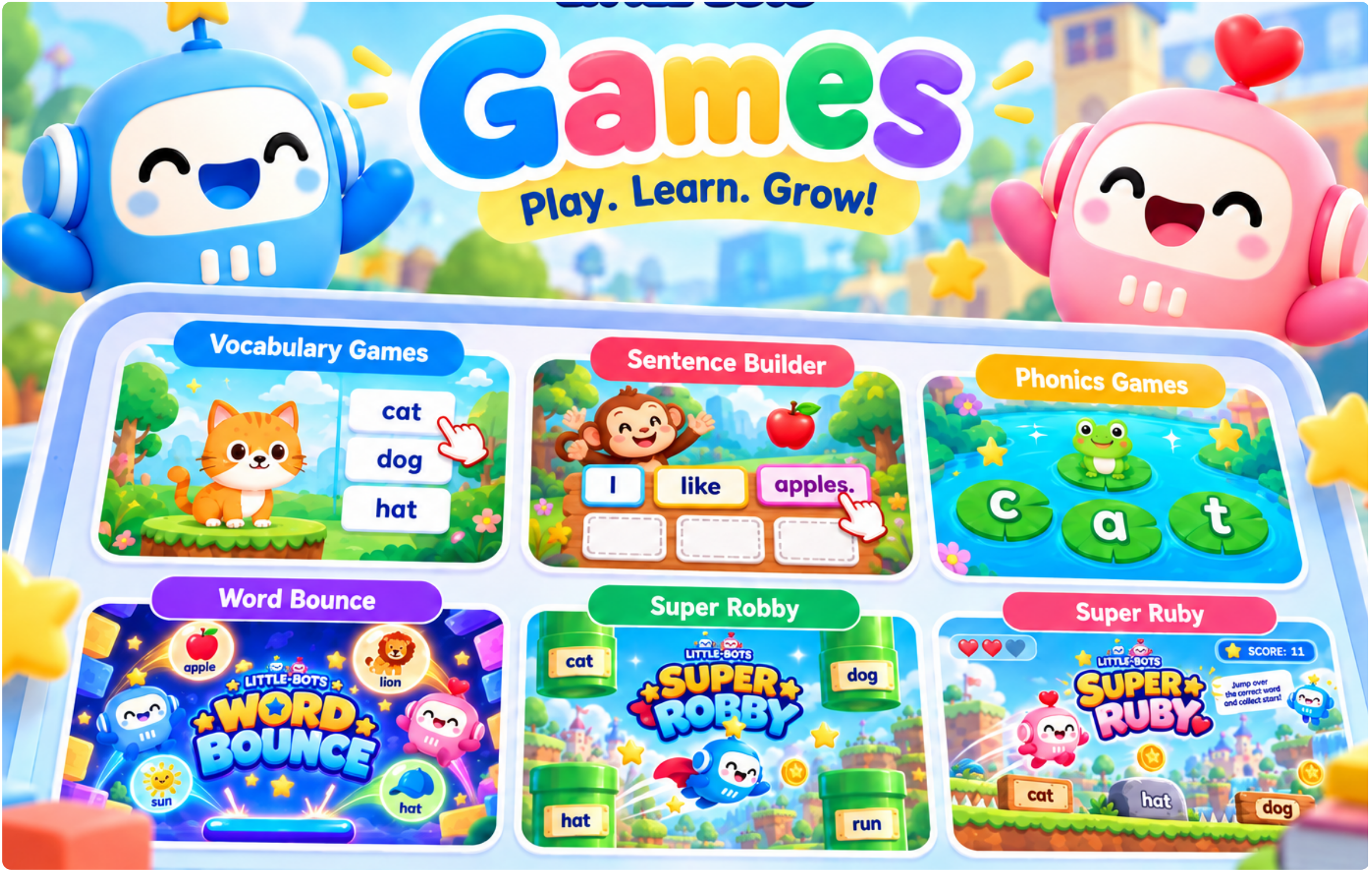 Little Bots learning games